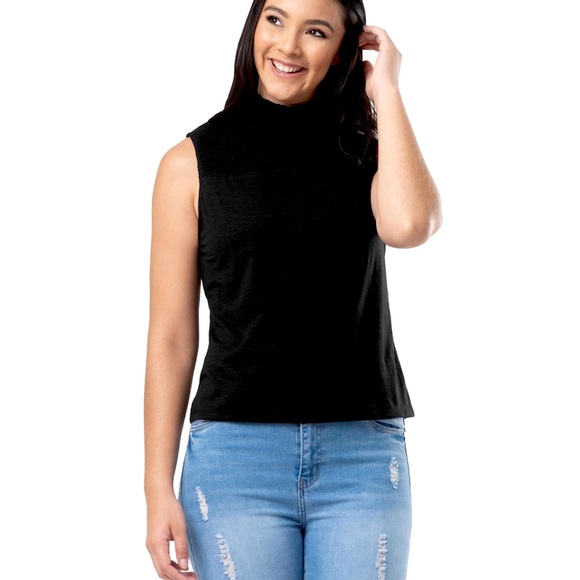 Escada Sweaters - ESCADA Vintage Turtleneck High Neck Tank Sweater